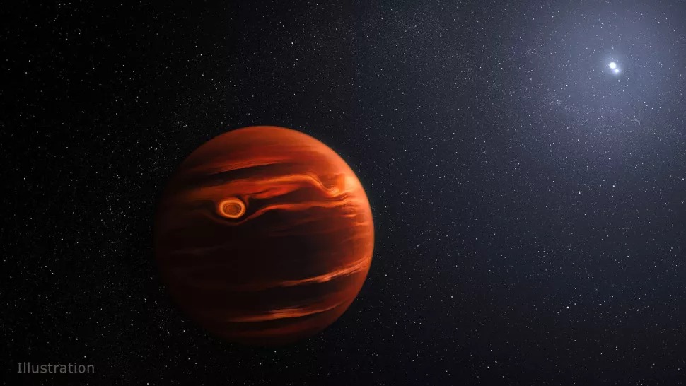 Badai Debu Terdeteksi di di Planet Raksasa Hampir 20 Kali Lebih Besar dari Jupiter