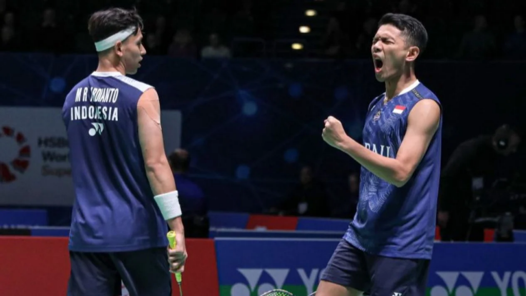 Fajar/Alfian bakal menghadapi Bagas/Fikri di All England 2023 (istimewa)