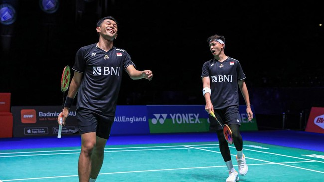 Indonesia Pastikan Juara Nomor Ganda Putra All England 2023