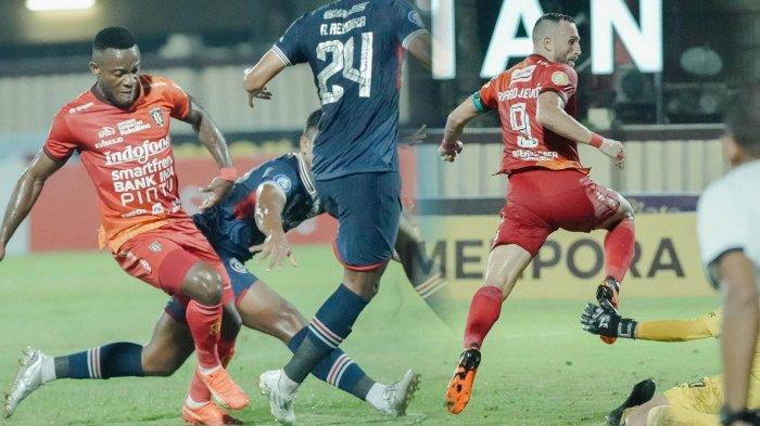 Dengan 10 Pemain, Bali United Bantai Arema 3-1