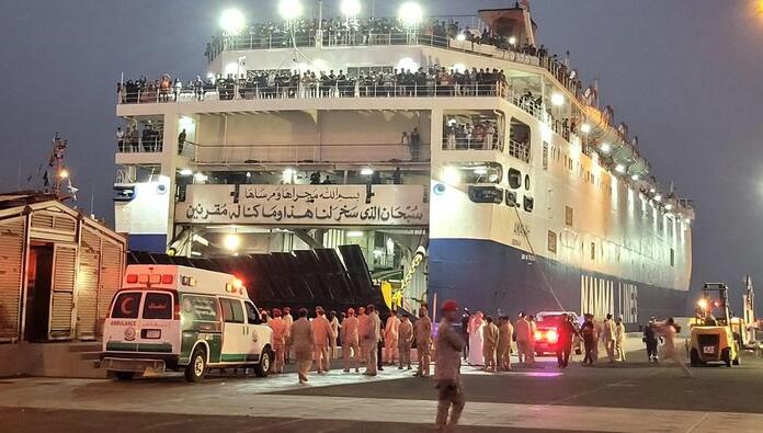 WNI tiba di Jeddah usai dievakuasi dari Sudan (Foto: istimewa)