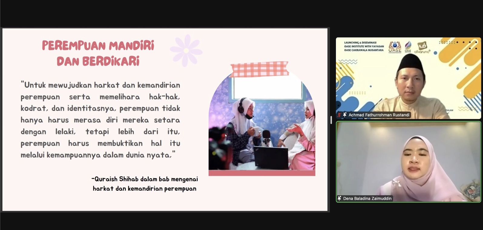 Gelar Diskusi Gender dan Pesantren, Yayasan Oase Cakrawala Nusantara Resmi Dilaunching