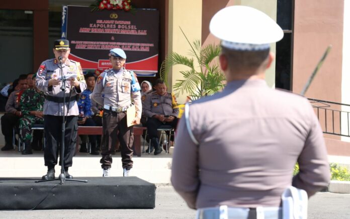 Polres Bolsel Siapkan Sejumlah Pos Pengamanan Jelang Mudik