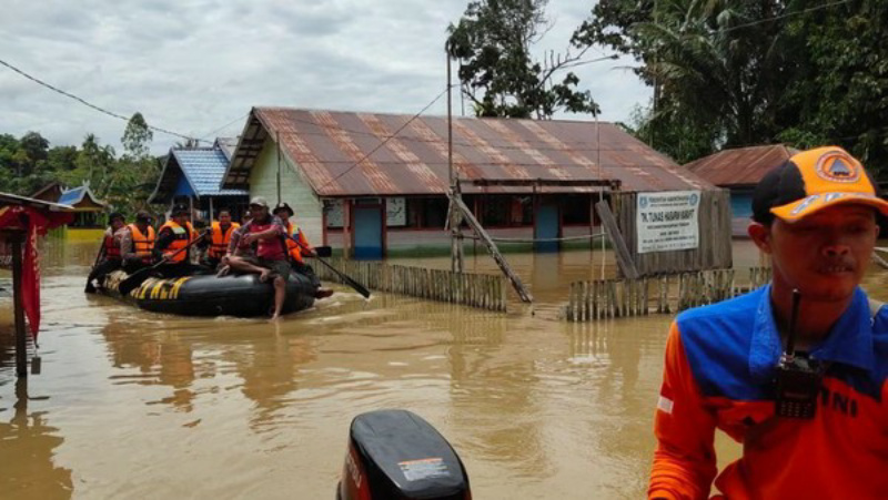 Meluas, Banjir Kapuas Rendam 4.166 Rumah Warga di 14 Desa