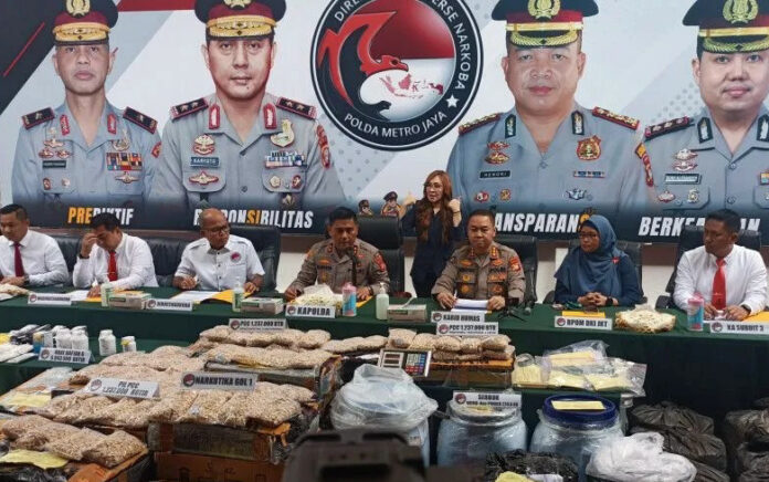 Polisi Bongkar 1,2 Juta Pil Narkoba PCC di Tangerang