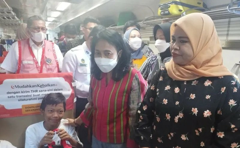 Beri Layanan Mudik Terhadap Perempuan dan Anak, KemenPPPA Apresiasi Komitmen PT KAI