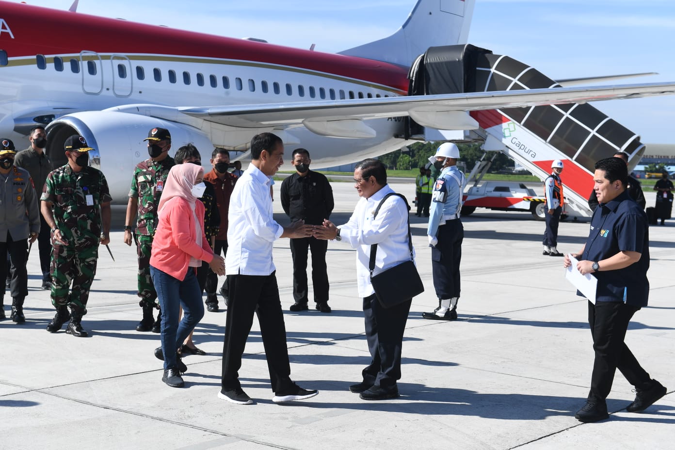 Presiden Jokowi Tinjau Kesiapan Mudik di Pelabuhan Merak