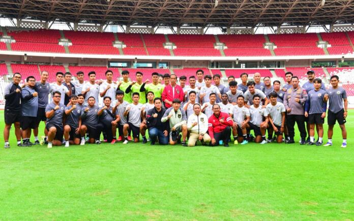 Presiden Jokowi Minta Pemain Timnas U-20 Indonesia Tetap Optimis