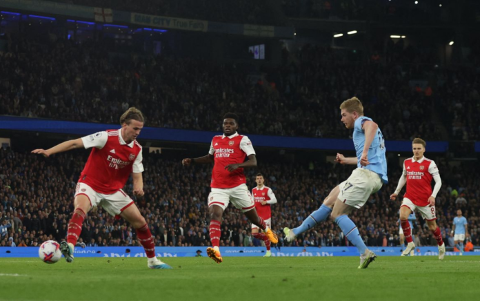 Manchester City Menang 4-1 dari Arsenal, The Citizens Selangkah Lagi Juara Premier League