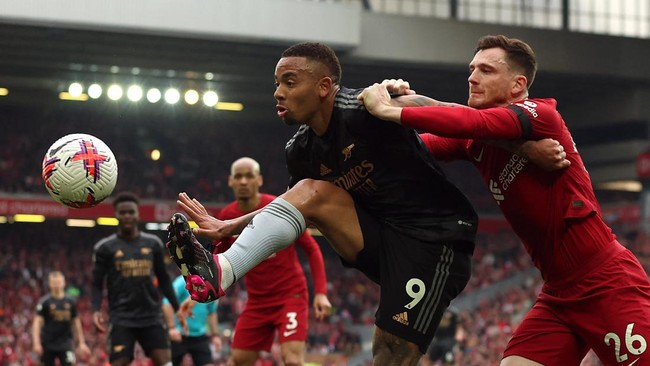 Liverpool Vs Arsenal 2-2: The Reds di Peringkat 8, The Gunners Gagal Menjauh dari City