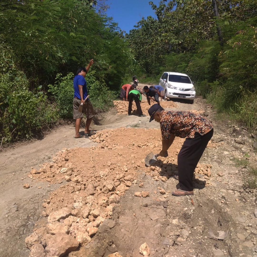 Bupati Blora Terus Perbaiki Jalan Rusak di Kawasan Hutan Akses Menuju Desa