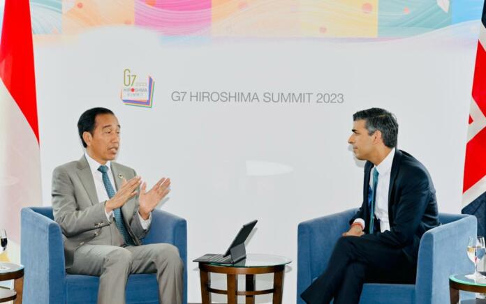 Presiden Jokowi dan PM Inggris Bahas Kerja Sama Energi dan ASEAN di Pertemuan Bilateral