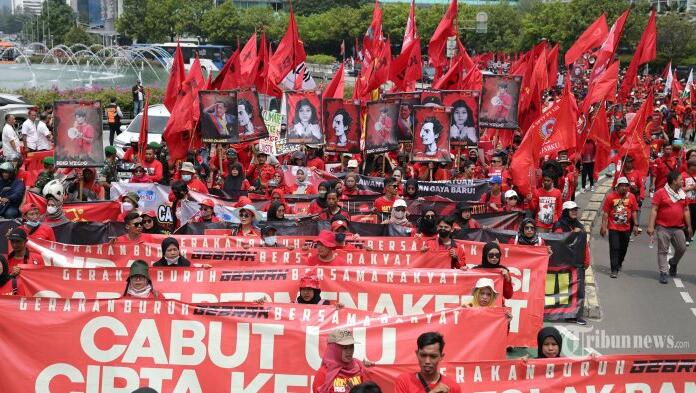 Peringatan Hari Buruh di Indonesia Berjalan Kondusif dan Damai