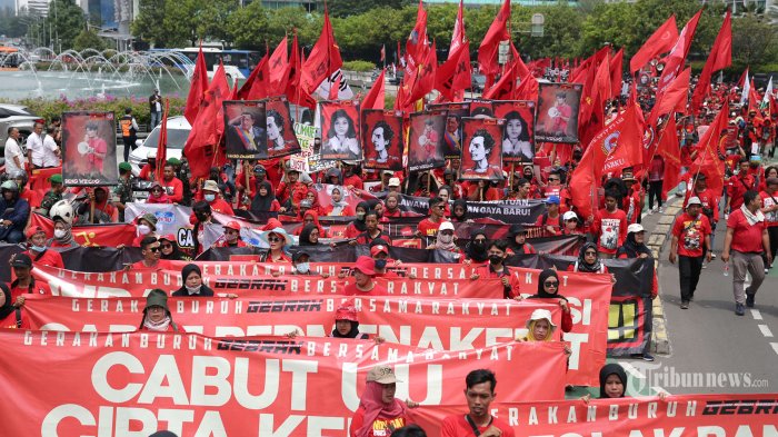 Peringatan Hari Buruh di Indonesia Berjalan Kondusif dan Damai