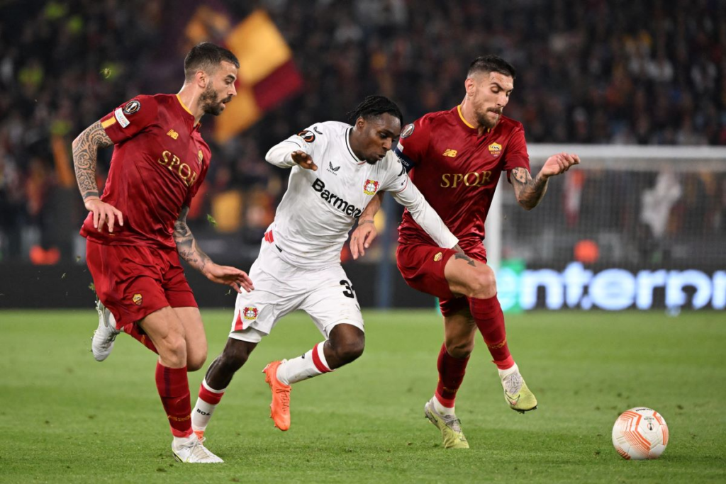 AS Roma menang 1-0 dari Bayer Levekusen di leg pertama semifinal Liga Europa 2022/2023 (istimewa)