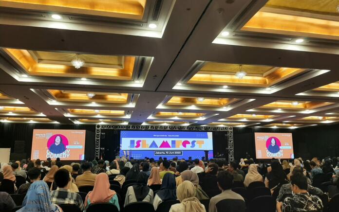 Suasana acara Islami Fest 2023 di Redtop Hotel Jakarta (Foto: Zainul/Beritabaru.co)