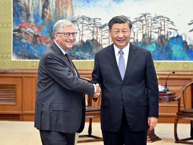 Bill Gates Bertemu dengan Xi Jinping di Beijing