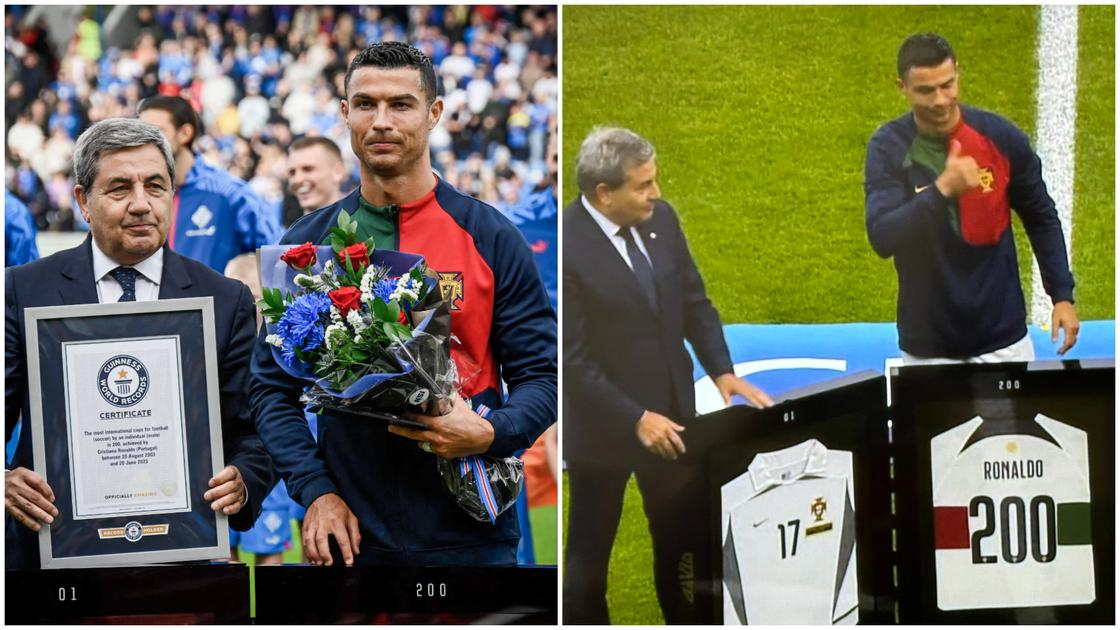 Cristiano Ronaldo Raih Peghargaan dari Guinness Book of World Records