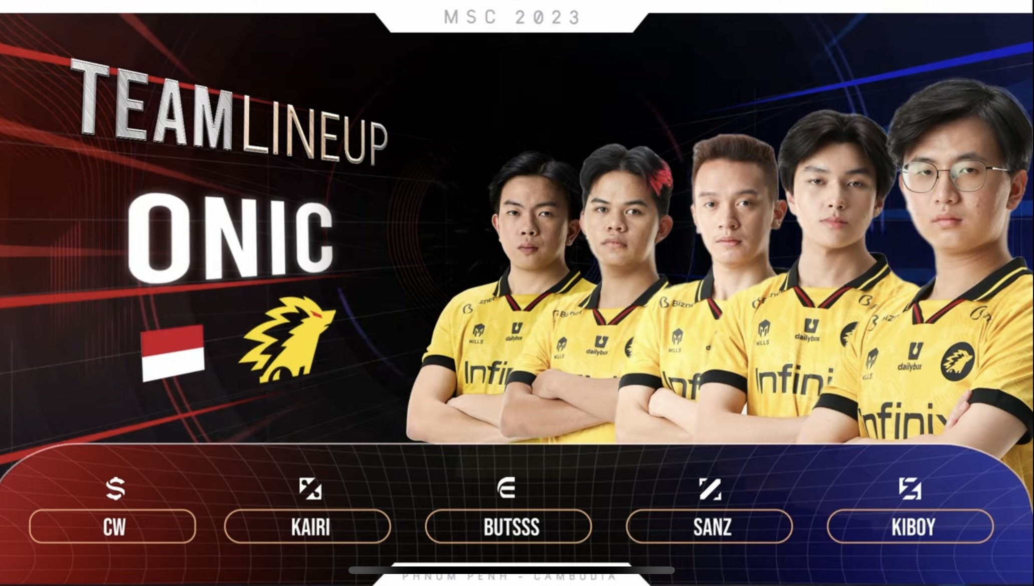 ONIC Esports Menang di Laga Perdana di MSC 2023