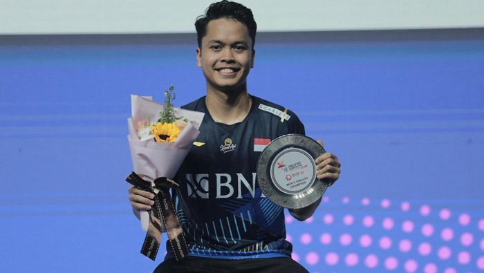 Juara Singapore Open 2023, Anthony Ginting: Saya Seperti Main di Rumah Sendiri