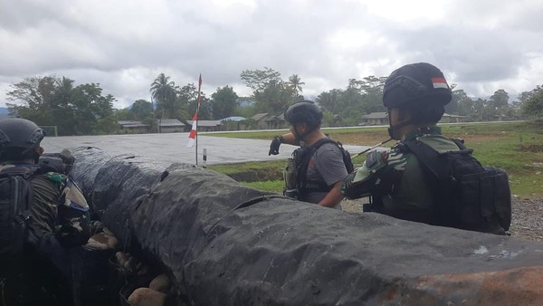 KKB Serang Satgas Kopasgat di Bandara Kenyam, Nduga