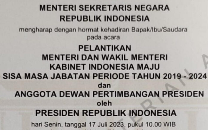 Presiden Jokowi Akan Lantik Menkominfo Besok