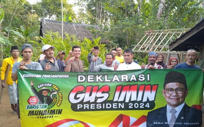 Petani Pangandaran Deklarasi Dukung Gus Muhaimin dalam Pilpres 2024