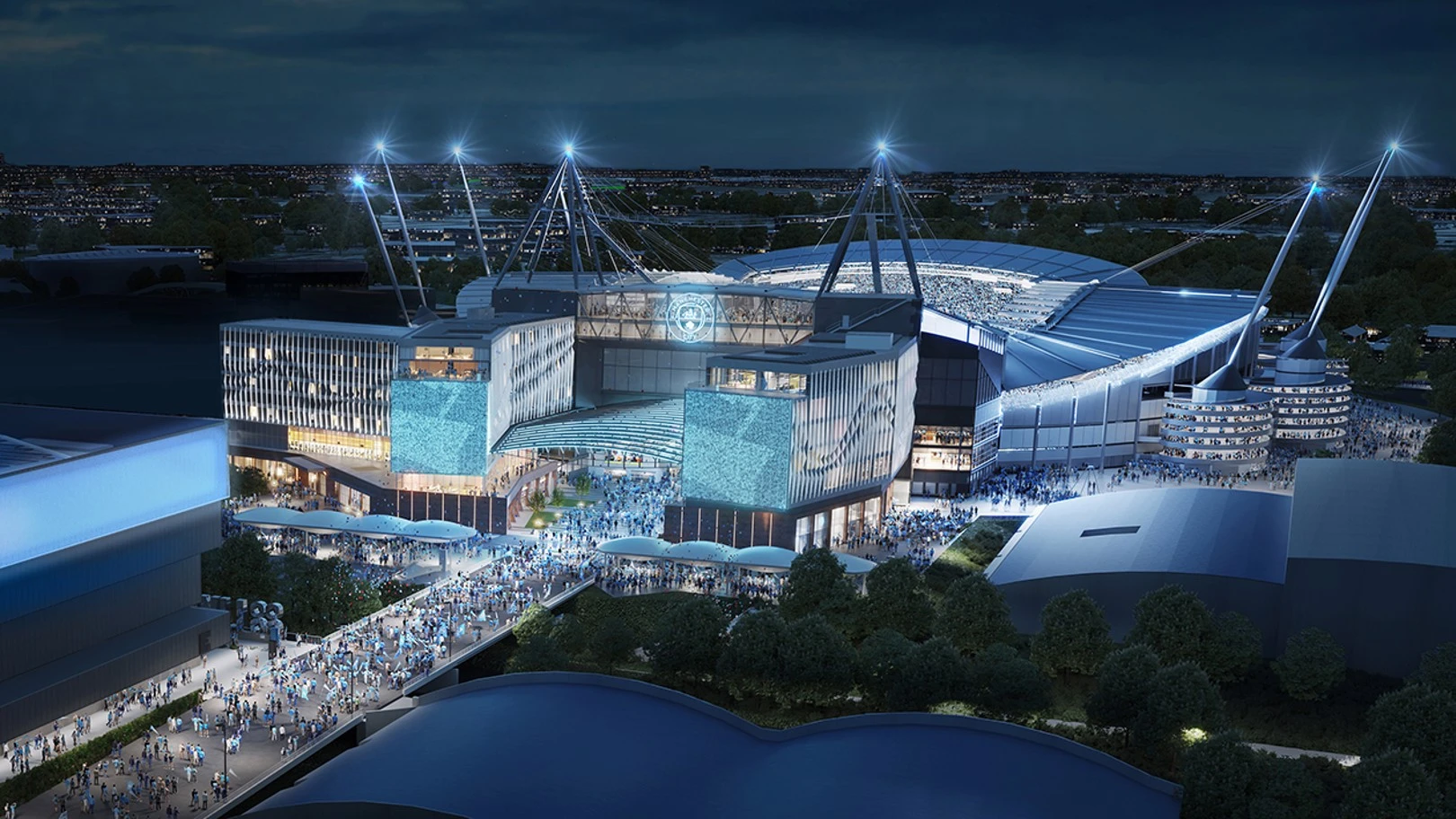 Mewah, Etihad Stadium Bakal Dilengkapi Hotel, Bar, dan Museum