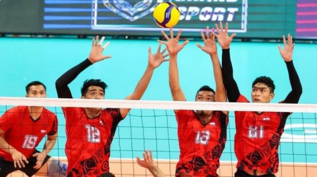 Timnas Voli Putra Juara Grup di AVC Challenge Cup 2023