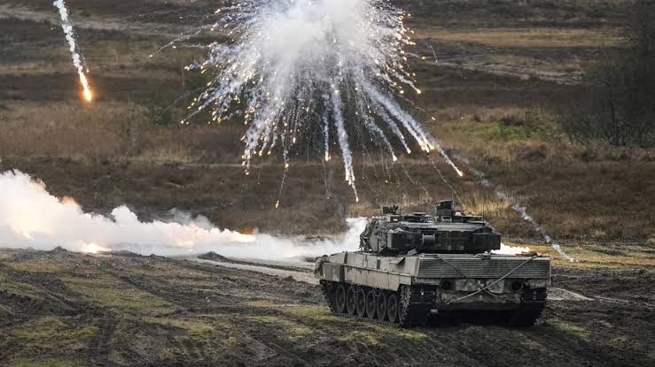 Tentara Rusia Hancurkan 3 Tank Leopard Jerman dan 2 Tank Beroda AMX Prancis di Donetsk Selatan
