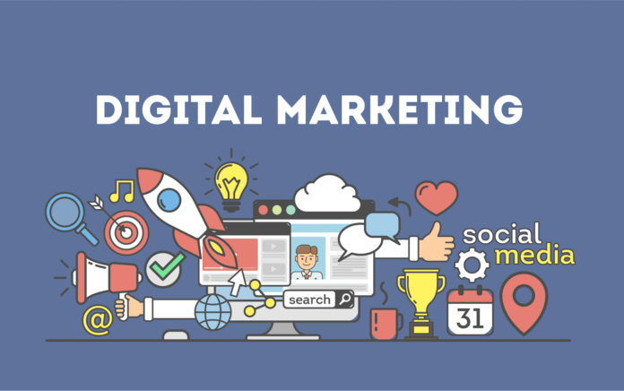Ilustrasi digital marketing (Foto; Istimewa)