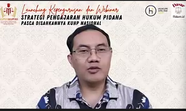 Sambut KUHP Baru, Akademisi Hukum Pidana Se-Indonesia Launching ASPERHUPIKI