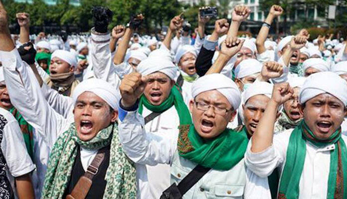 FPI, GNPF Ulama, dan PA 212 Gelar Aksi Solidaritas Untuk Palestina di Kedubes AS Jakarta