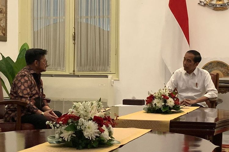 Syahrul Yasin Limpo Pamit dari Kabinet dan Sampaikan Terima Kasih pada Jokowi