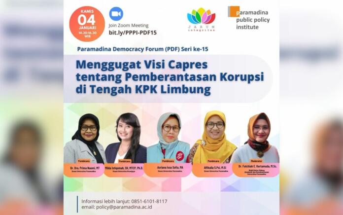 Rekomendasi Paramadina Public Policy untuk Pemberantasan Korupsi di Masa Depan