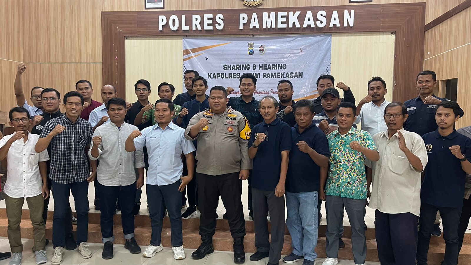 Pemilu 2024, PWI dan Polres Pamekasan sepakati Tangkal Berita Hoax