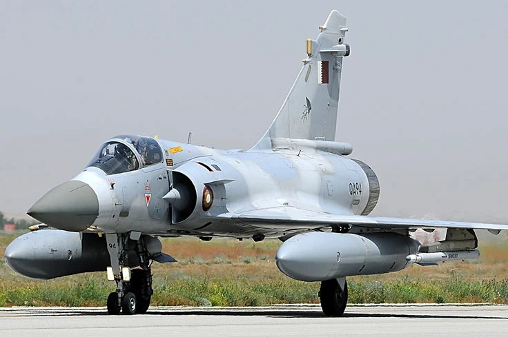 Pesawat tempur Mirage 2000-5 bekas dari Qatar (Foto: Istimewa)