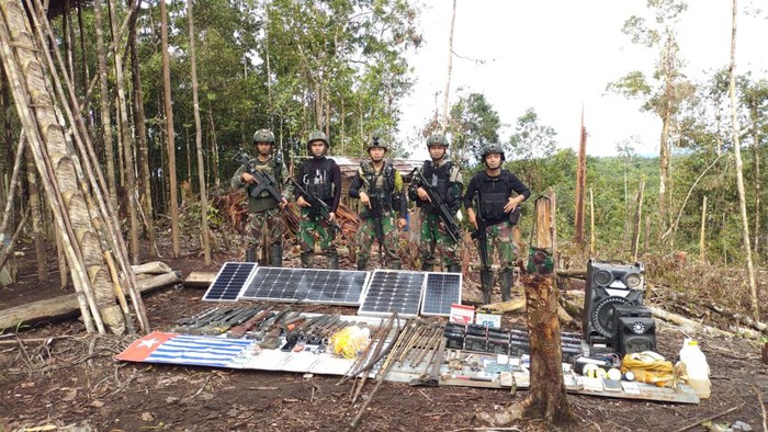 Pasukan TNI berhasil menguasai markas KKB di Maybrat, Papua Barat Daya