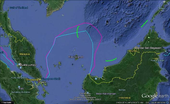 Ilustrasi Pengelolaan Ruang Udara Natuna dari Singapura