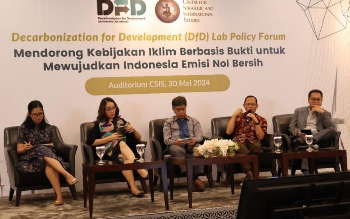 Diskusi DfD Lab di Auditorium CSIS, Kamis, 30 Mei 2024.