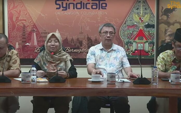 PARA Syndicate saat menggelar diskusi bertajuk “Buruk Pilpres, Akankah Berlanjut di Pilkada?” di Jakarta Selatan, Jumat, 21 Juni 2024.