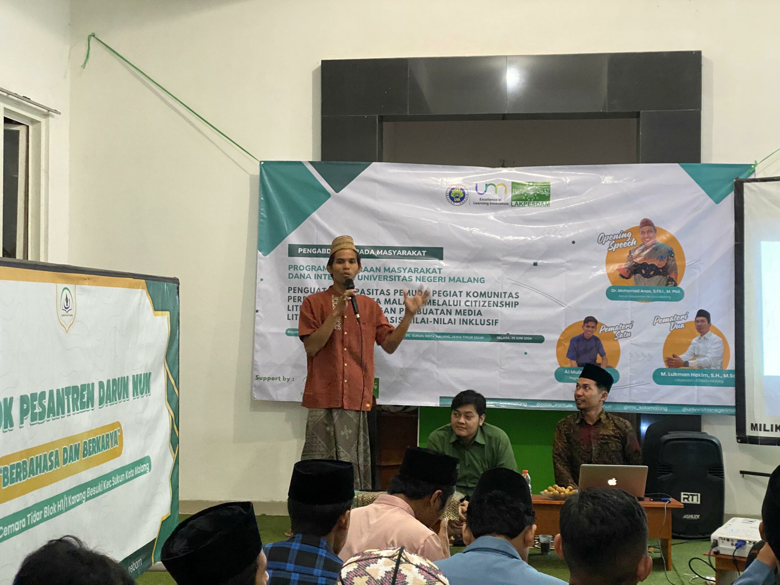 Gandeng Lakpesdam NU Kota Malang, Universitas Negeri Malang Fasilitasi Pemuda Kelas Literasi Digital