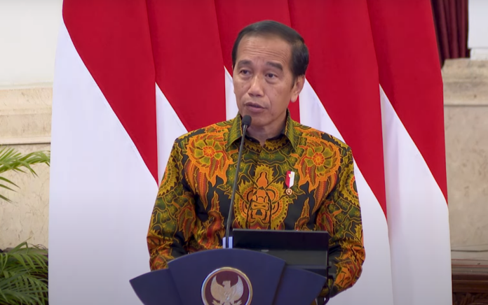 Jokowi dalam Sidang Kabinet Paripurna di Istana Negara, Jakarta, Senin (24/6/2024).