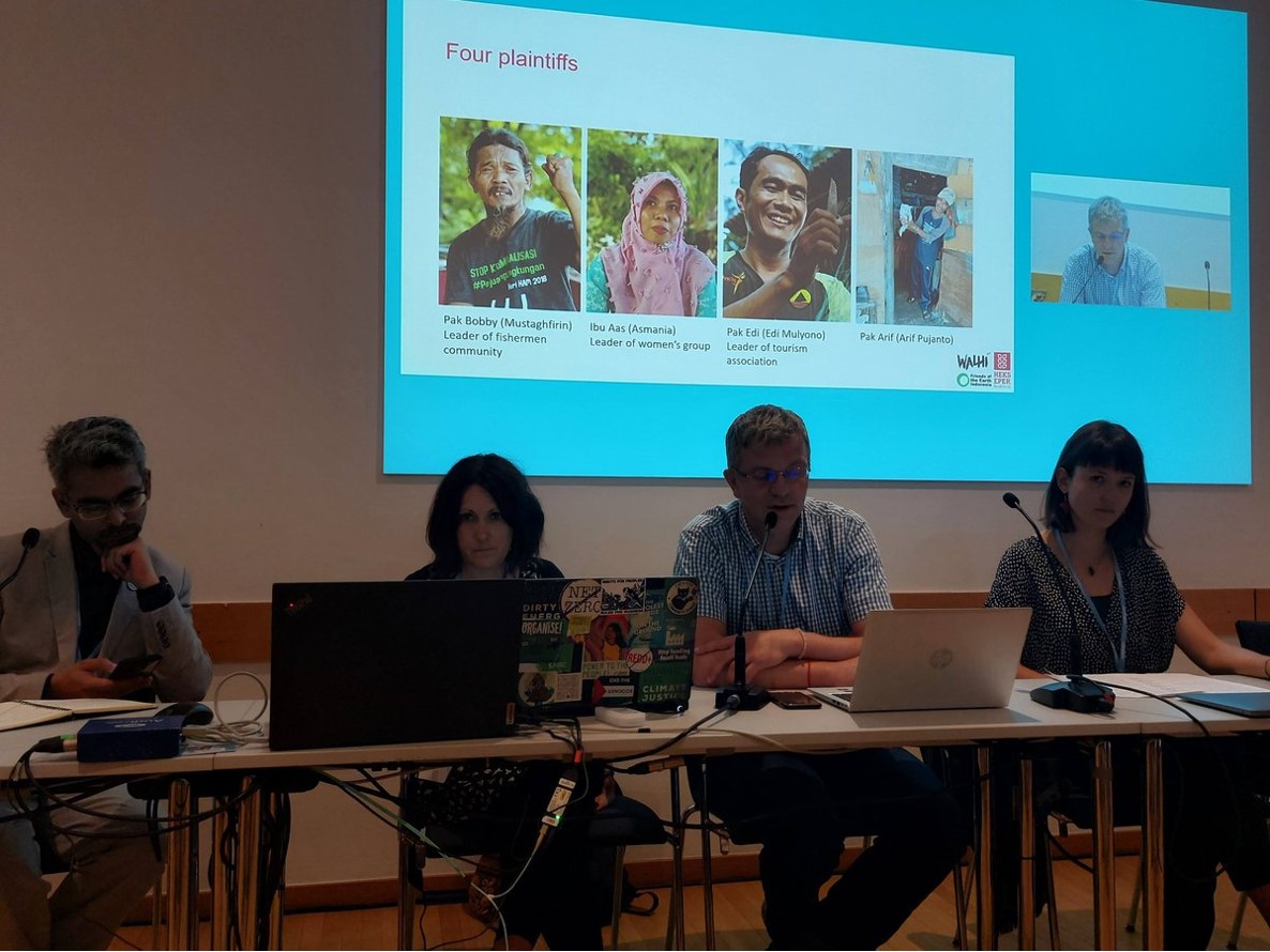 Suasana konferensi internasional Konferensi Internasional Keadilan Iklim di Bonn, Jerman, pada 12 Juni 2024 lalu.