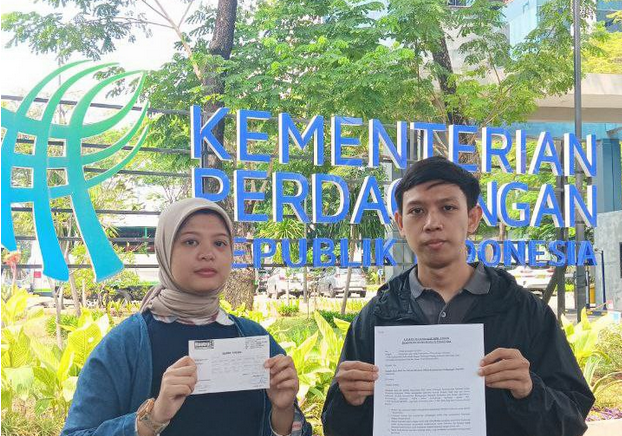 Koalisi Masyarakat Sipil telah mengirimkan surat permohonan informasi publik kepada Kementerian Perdagangan Republik Indonesia melalui Pusat Data dan Sistem Informasi (PDSI) (Foto: KontraS)