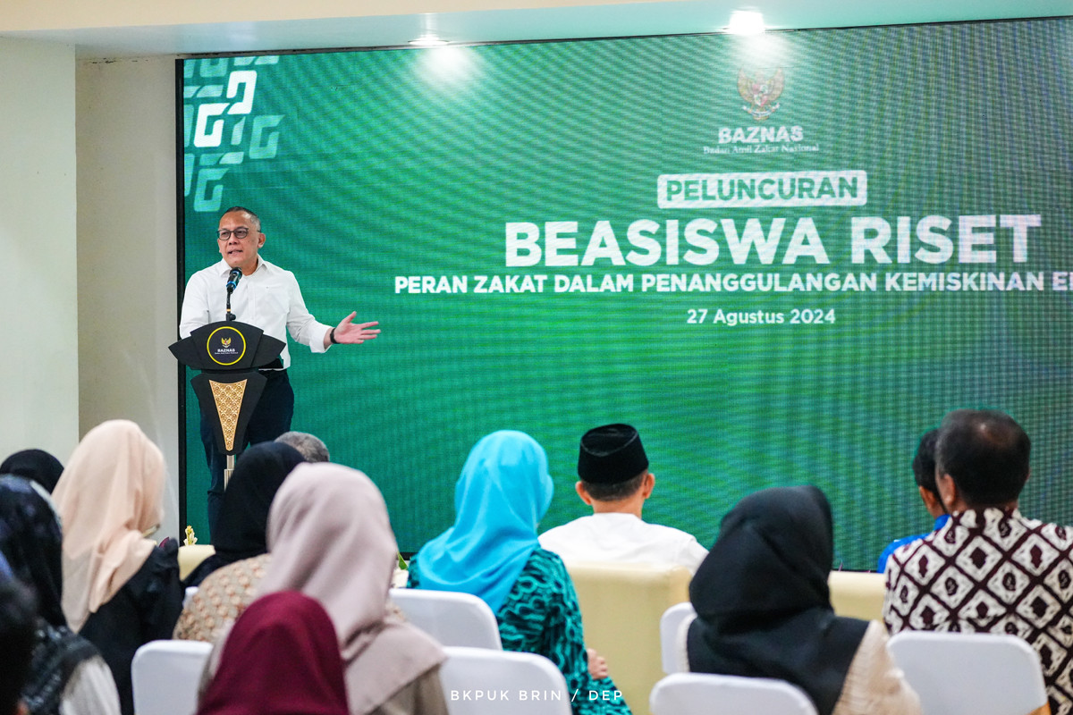 BRIN dan BAZNAS Luncurkan Program Beasiswa Riset