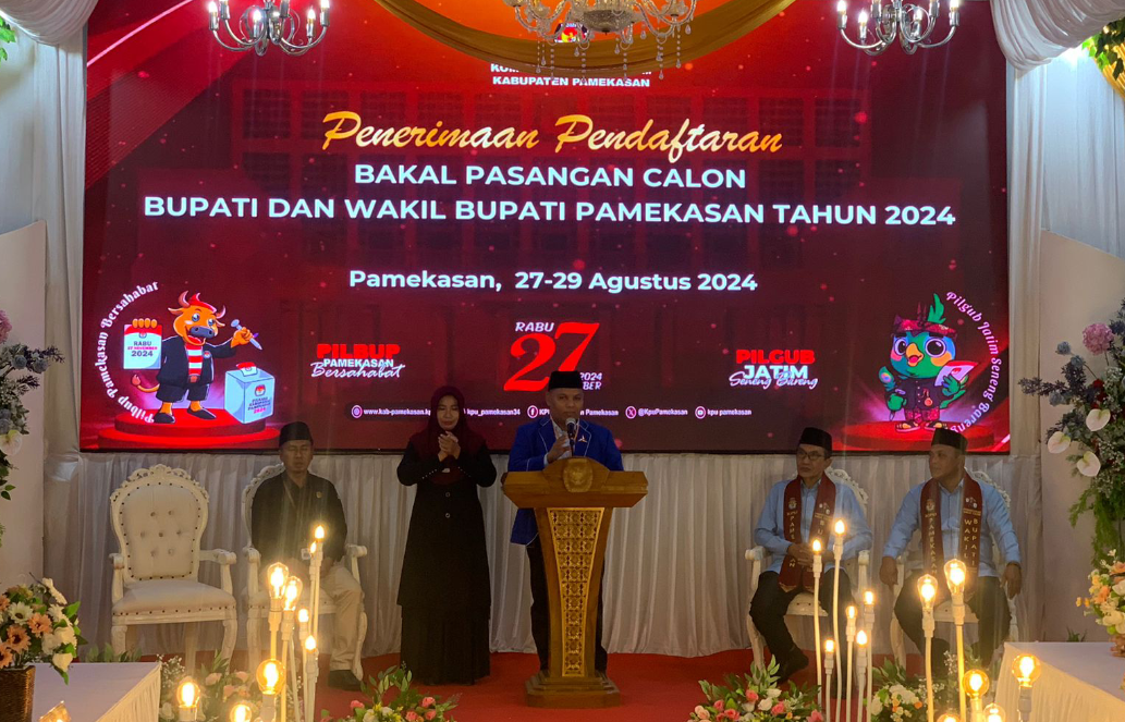 Kharisma, Kholil-Sukri daftar ke KPU Pamekasan