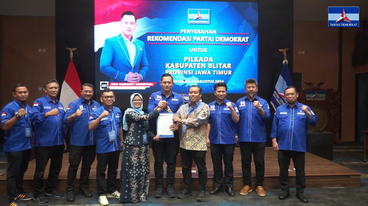 Rini Syarifah dan Abdul Ghoni Resmi Maju untuk Pilkada Blitar 2024