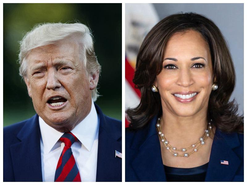 Donald Trump dan Kamala Harris