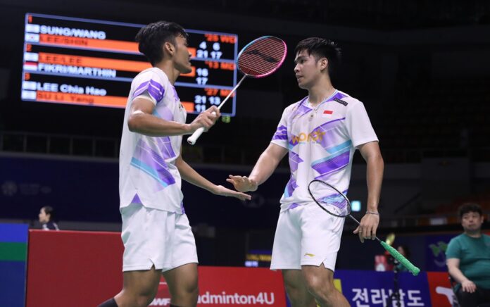 Fikri/Daniel Kalahkan Wakil China di Korea Open 2024, Bakal Lawan Sesama Wakil Indonesia di Babak Semifinal